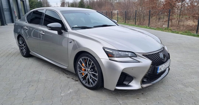 Lexus GS cena 199000 przebieg: 85000, rok produkcji 2015 z Pajęczno małe 529